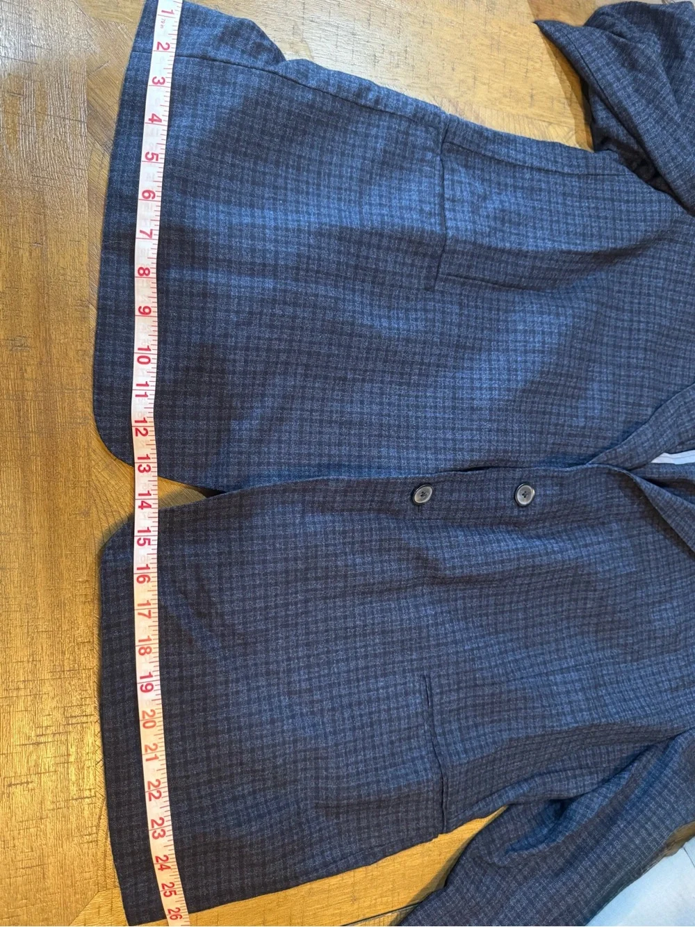 Joseph Abboud Men's Blue Plaid Sport Coat Blazer Jacket 2-Button Notch Lapel 50R